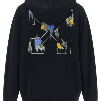 Off White Arrow Out Flower Hoodie