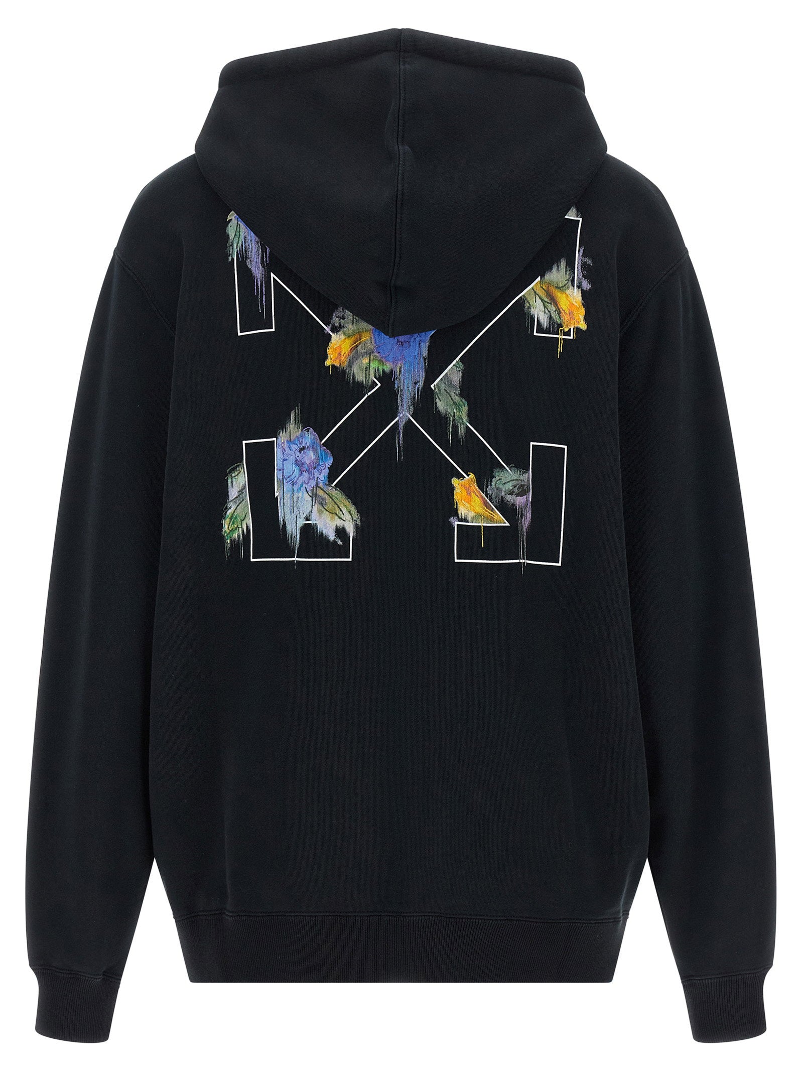 Off White Arrow Out Flower Hoodie
