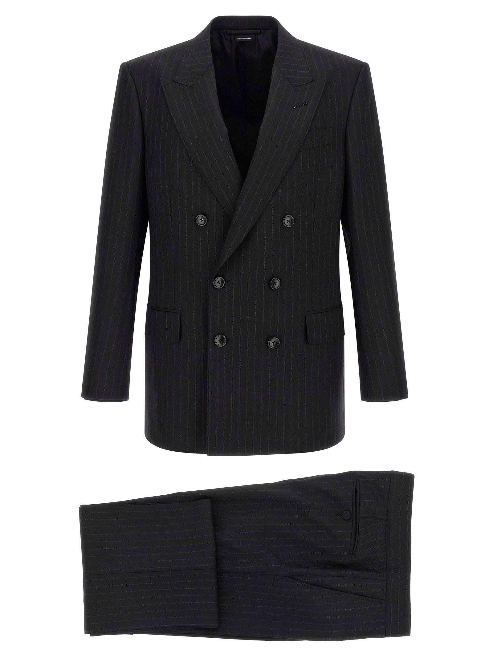 Tom Ford Pinstriped Double-breasted Dress