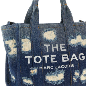 Marc Jacobs The Rip And Repair Denim Small Tote Shopping Bag