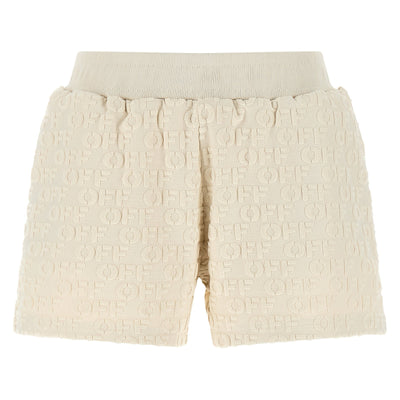 Off White Terry Shorts