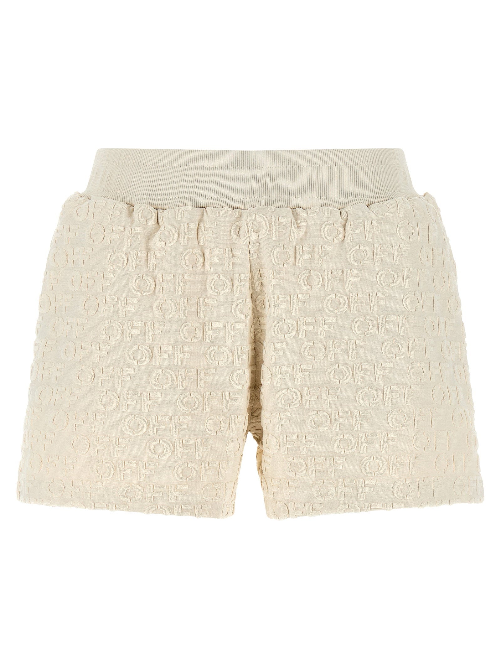Off White Terry Shorts