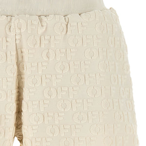 Off White Terry Shorts