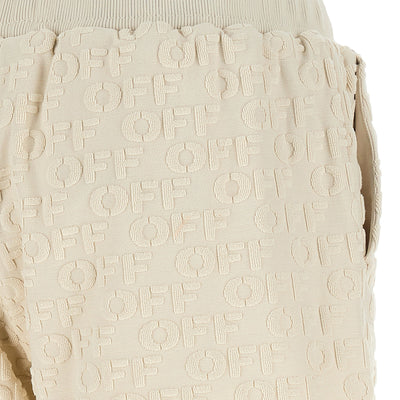 Off White Terry Shorts