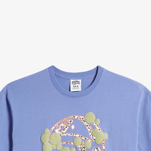 BILLIONAIRE BOYS CLUB | BB HELMET SS TEE { BLEACHED DENIM