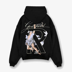 Represent | HERMES HOODIE { JET BLACK
