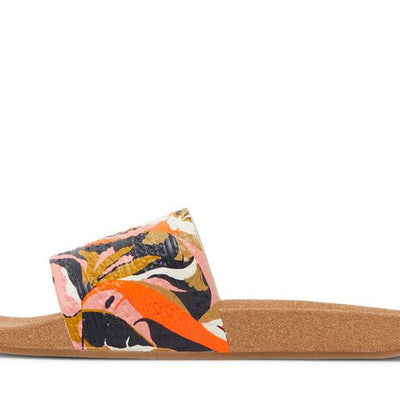 adidas Adilette Cork Slides Legend Ink Orange