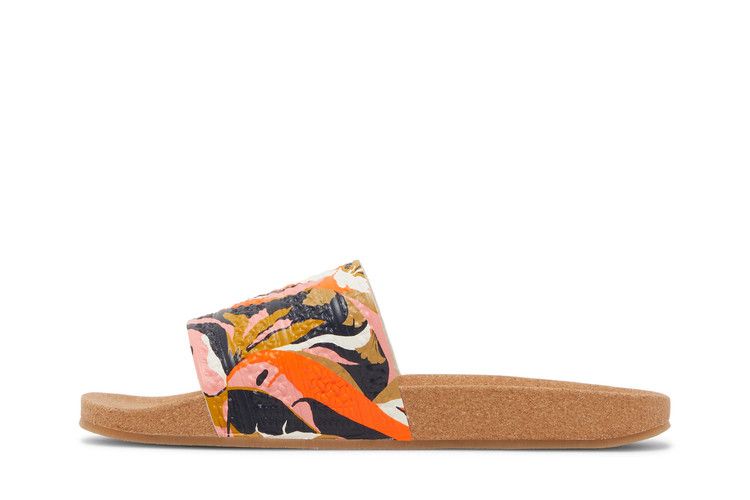 adidas Adilette Cork Slides Legend Ink Orange