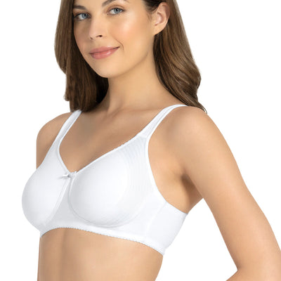 Magic Shaper Non Padded Non Wired Support Bra - White