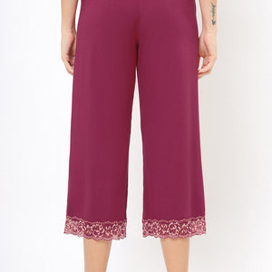 Lace Touch Pyjama Bottom - Anemone