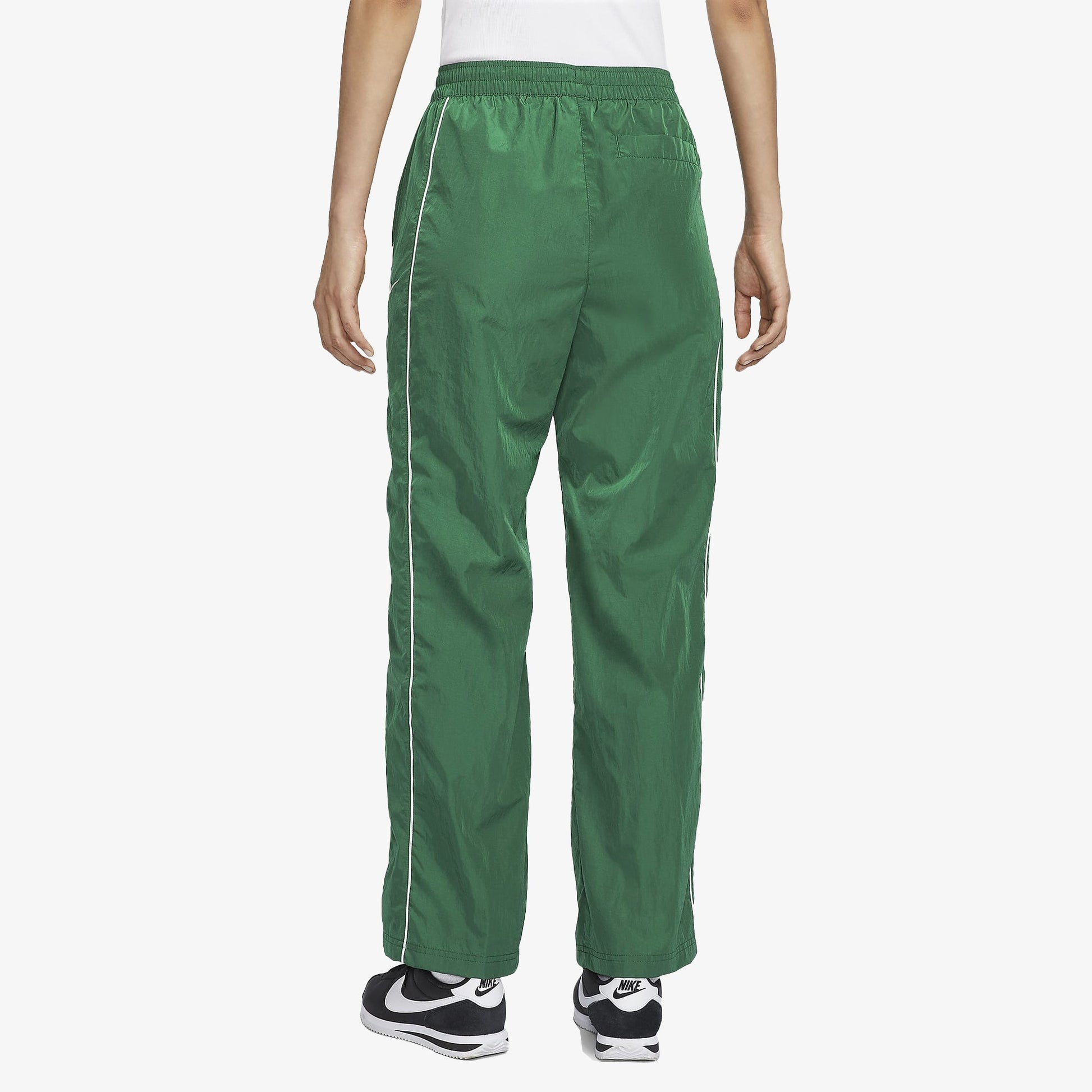 NIKE | WINDRUNNER WOVEN OPEN-HEM PANTS { GORGE GREEN/SAIL