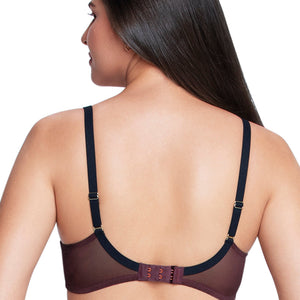 Lace Embrace Solid Padded wired Bra - Fig