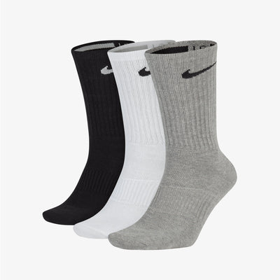NIKE | PERFORMANCE LIGHTWEIGHT TRAINING CREW SOCKS (3 PAIRS) { MULTI-COLOR