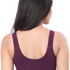 All Day Lounge Solid Non Padded Non-Wired Bra - Pickled Beet