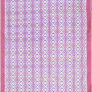 White Pink Odisha Ikat Contemporary Designer Saree