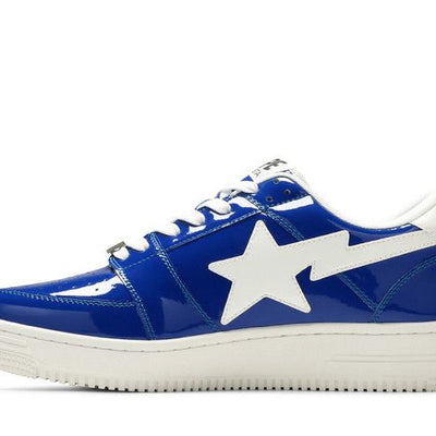 A Bathing Ape Bape Sta Low Patent Blue