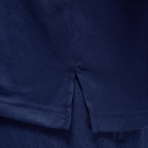 JORDAN | DRI-FIT SHORT-SLEEVE TOP { MIDNIGHT NAVY/WHITE
