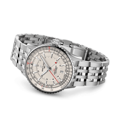 Breitling Navitimer Automatic GMT Cream Dial Men 41mm