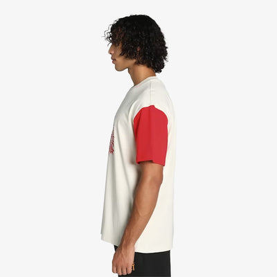 Puma | SUN BALL BASKETBALL T-SHIRT  { ALPINE SNOW/RED/BLUE