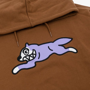 Icecream | RUNNING DOG HOODIE  { BROWN
