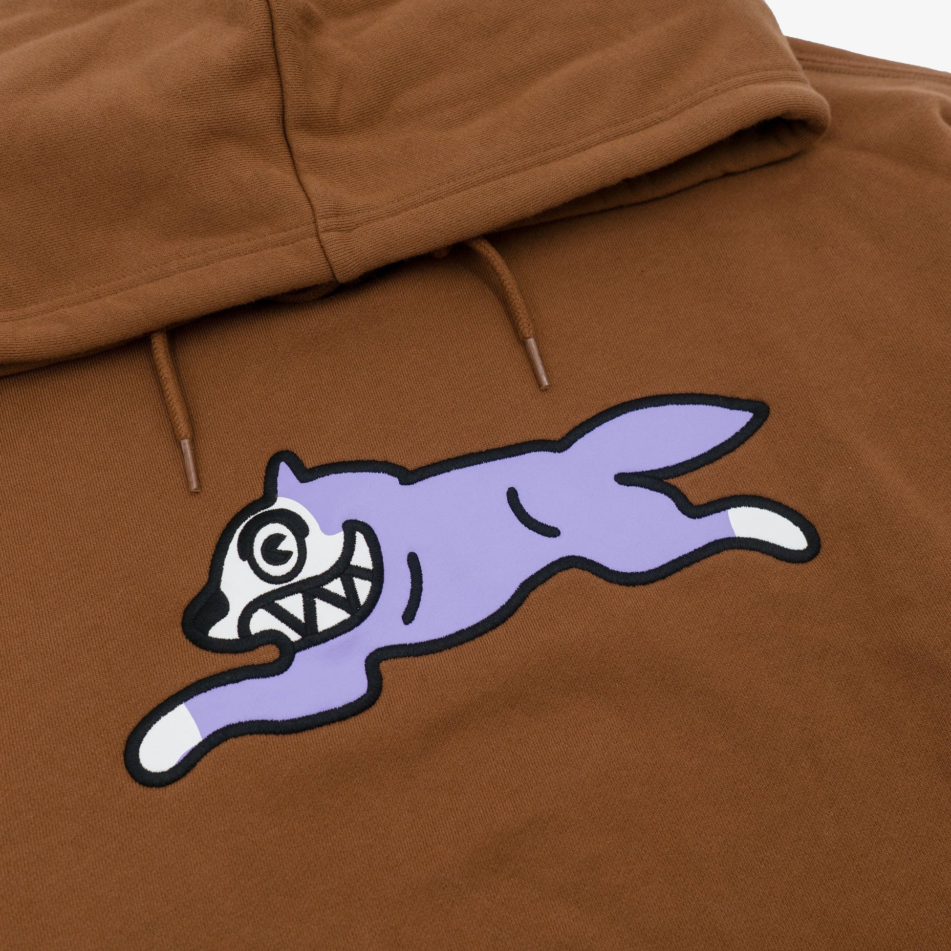 Icecream | RUNNING DOG HOODIE  { BROWN