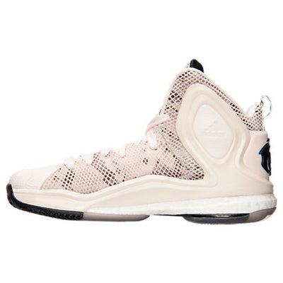 adidas D Rose 5 Boost White Tan Snakeskin