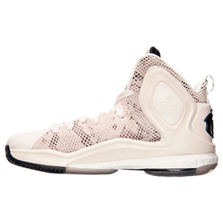 adidas D Rose 5 Boost White Tan Snakeskin