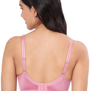 Elegant Support Non-padded & Non-wired Bra  - Wild Rose