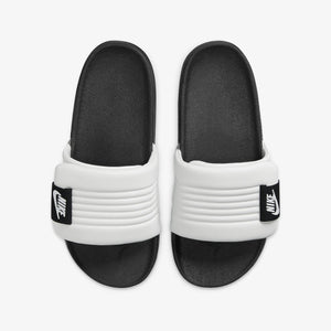 Nike | OFFCOURT ADJUST  { SUMMIT WHITE/SUMMIT WHITE-BLACK