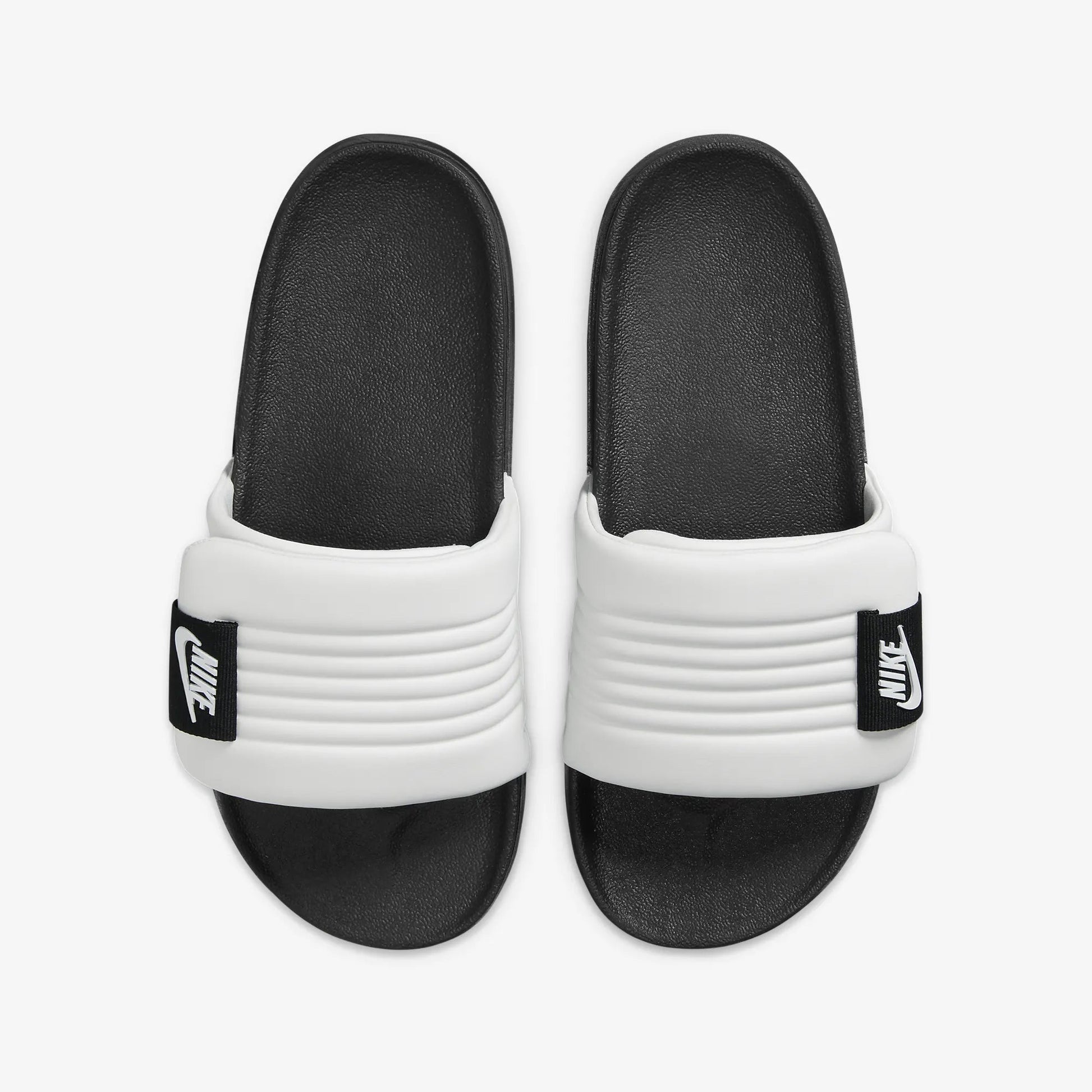 Nike | OFFCOURT ADJUST  { SUMMIT WHITE/SUMMIT WHITE-BLACK