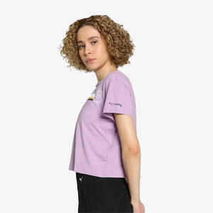 Puma | X LEMLEM TRAINING T-SHIRT  { VIVID VIOLET