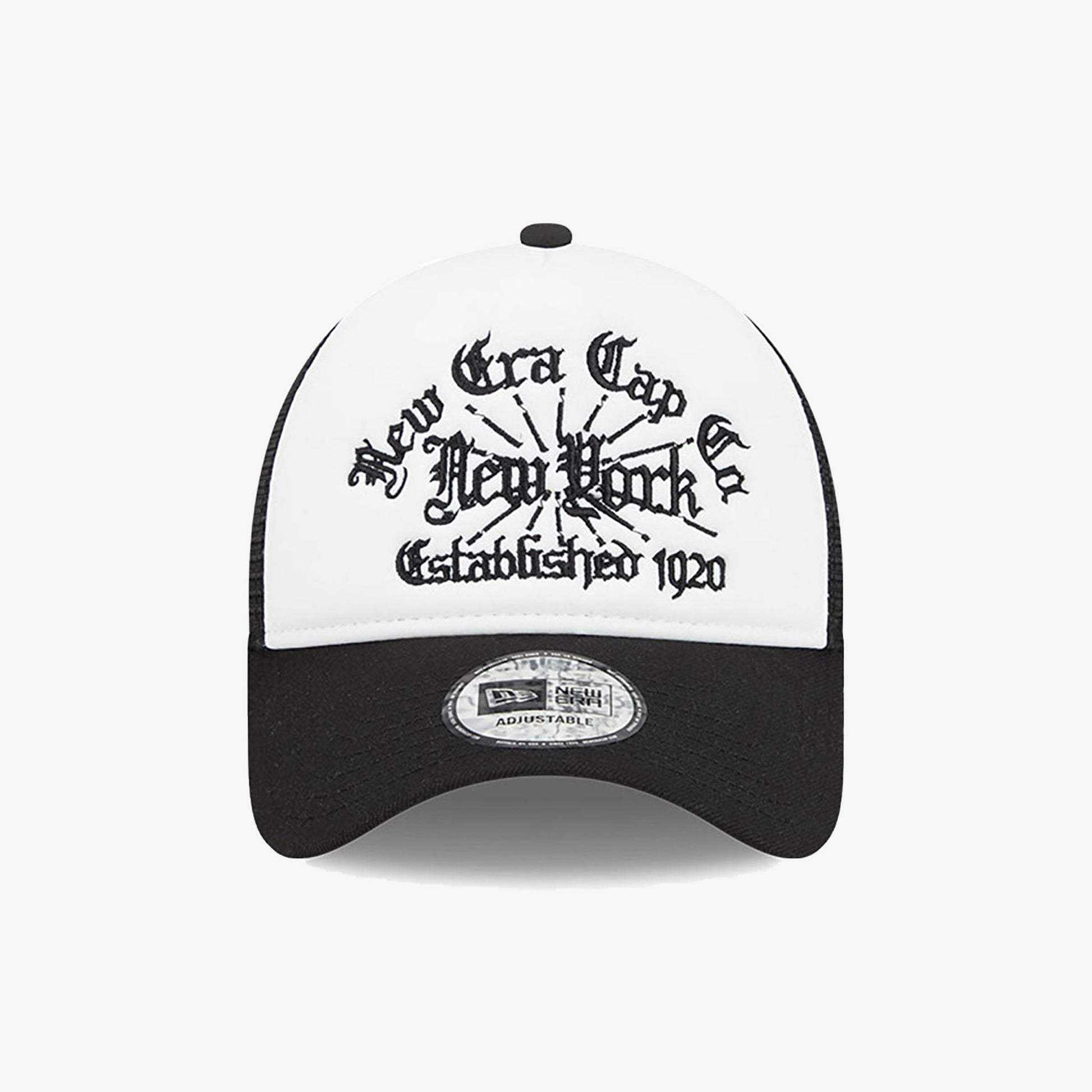 New Era | A-FRAME TRUCKER CAP  { WHITE