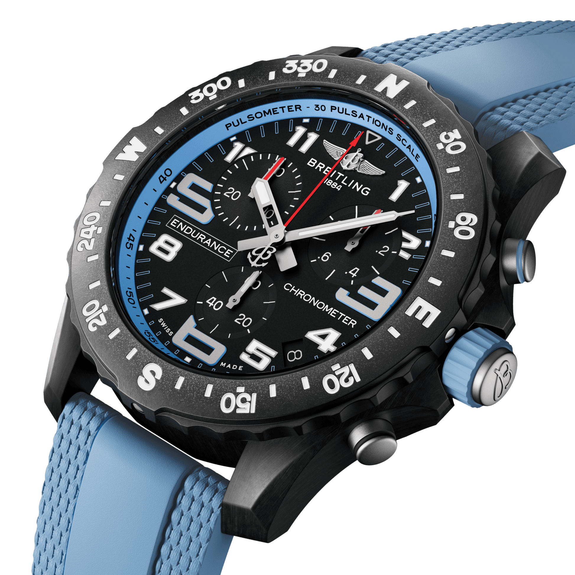Breitling Endurance Pro Black Dial Men 44mm
