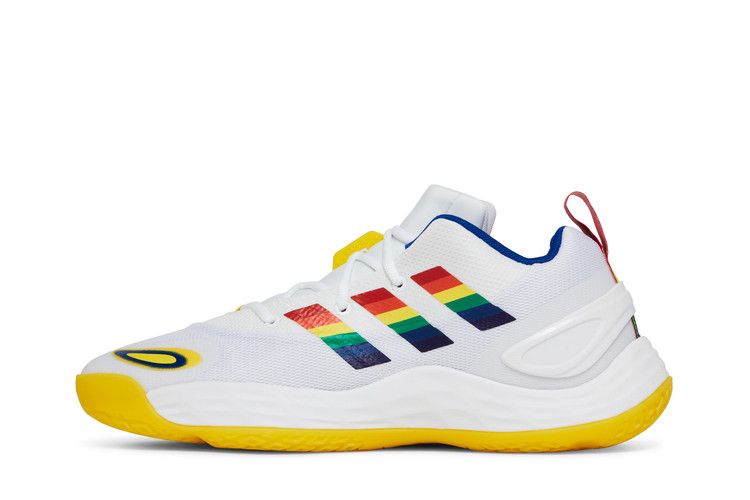 adidas Exhibit-A Cloud White Team Yellow