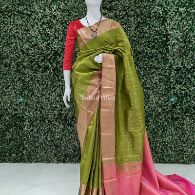 Green Pure Kanjivaram Silk Saree