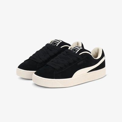 Puma | X PLEASURES SUEDE  { PUMA BLACK-FROSTED IVORY