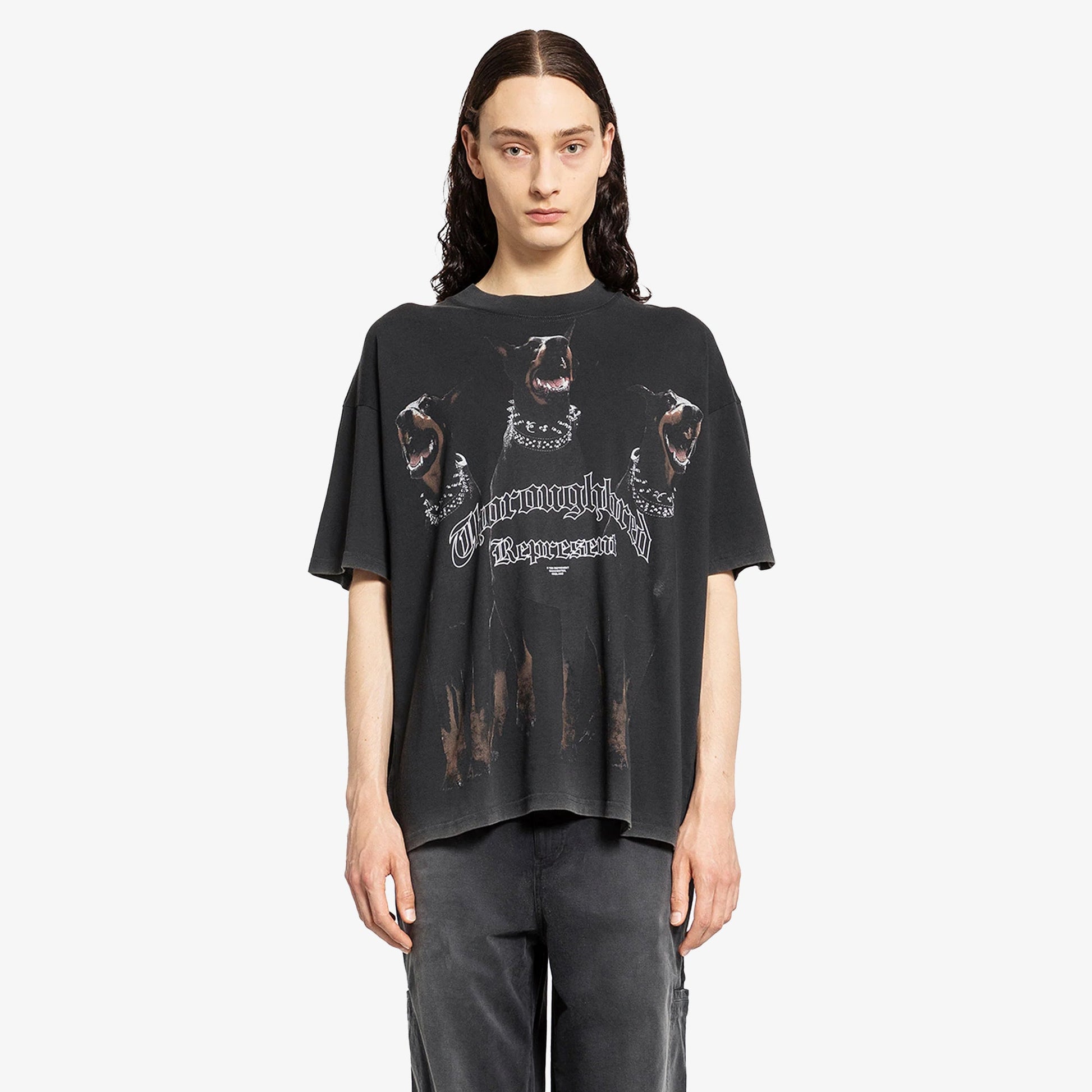 REPRESENT | THOROUGHBRED T-SHIRT { VINTAGE BLACK