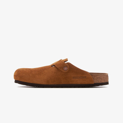 Birkenstock | BOSTON SUEDE LEATHER REGULAR  { BROWN