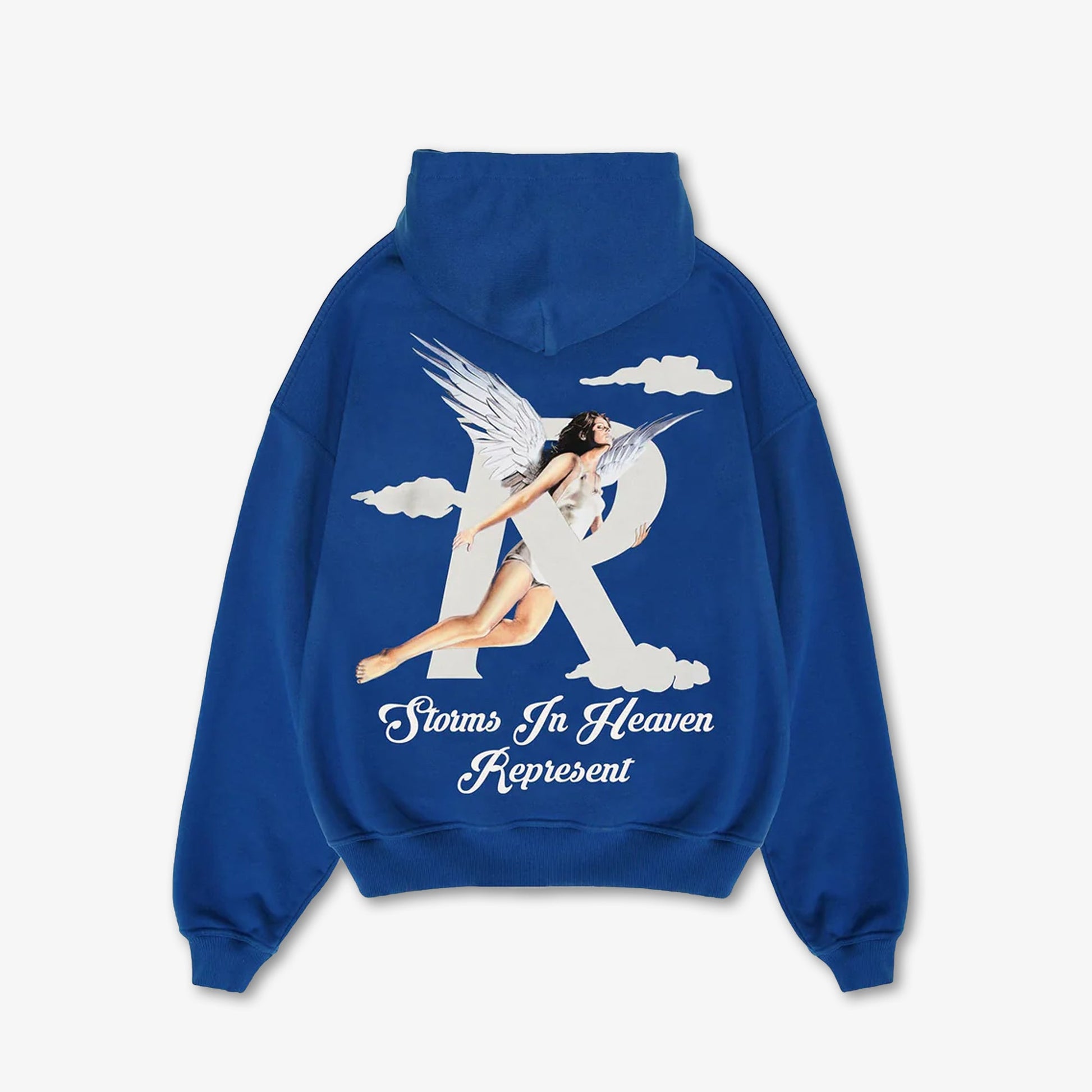Represent | STORMS IN HEAVEN HOODIE  { COBALT