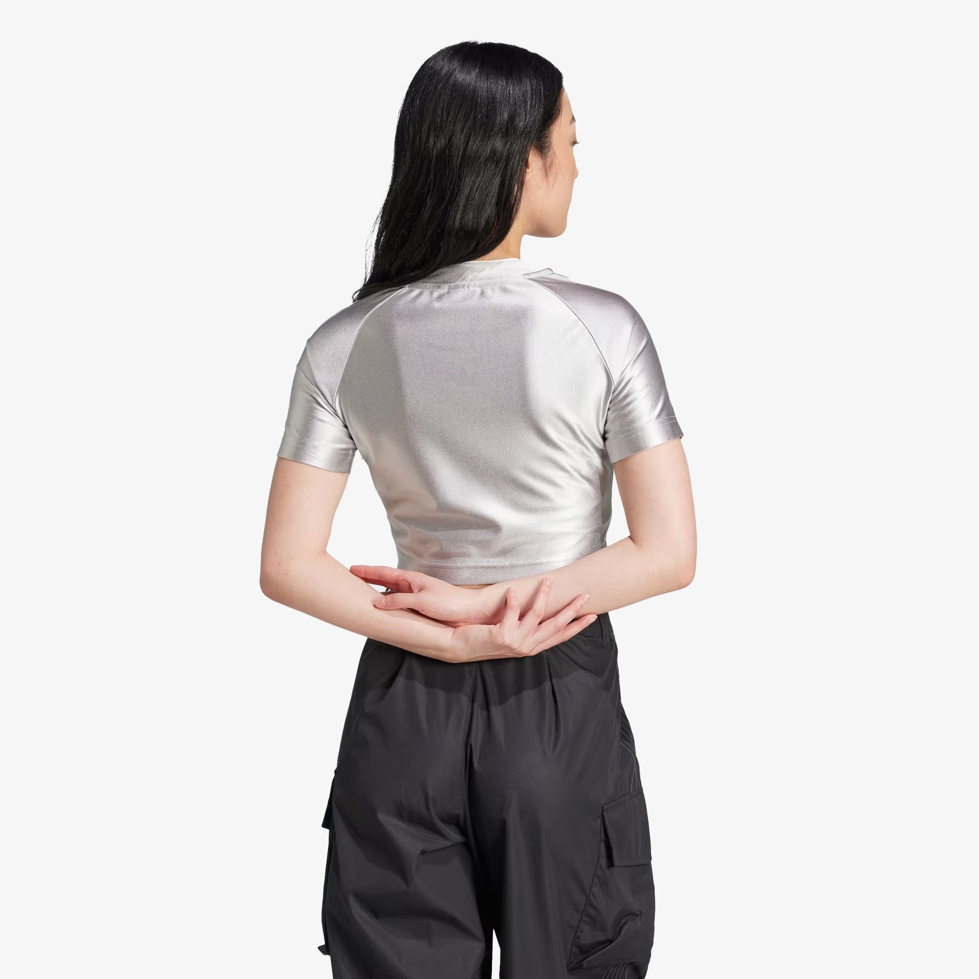 Adidas Originals | ADICOLOR TEAMGEIST BABY TEE { GREY TWO