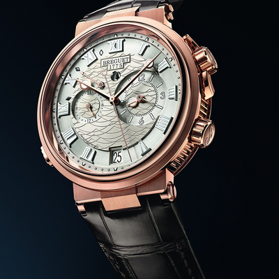 Breguet Marine Alarme Musicale Silver Dial Men 40 mm