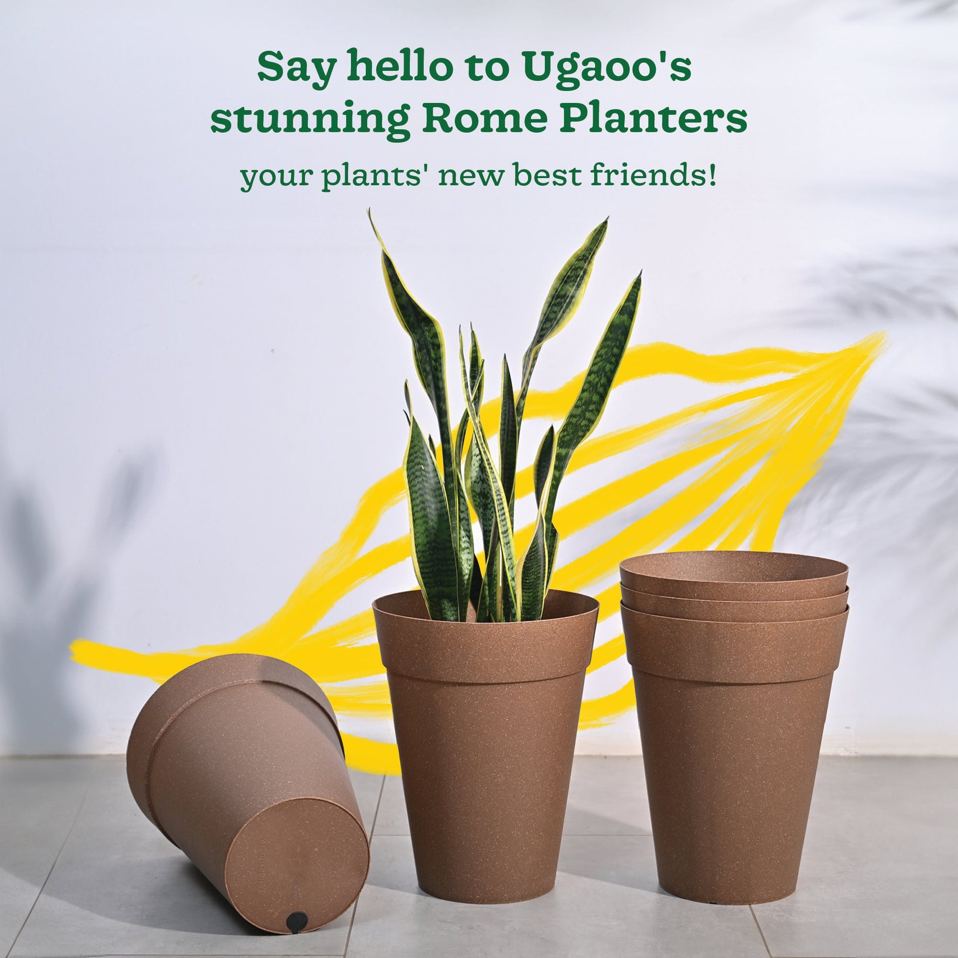 Roma Plastic Planter