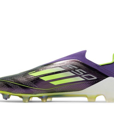 adidas Laceless F50 Elite Fast Reborn FG Purple Lucid Lemon