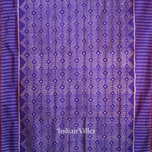 Blue Contemporary Odisha Handloom Silk Saree