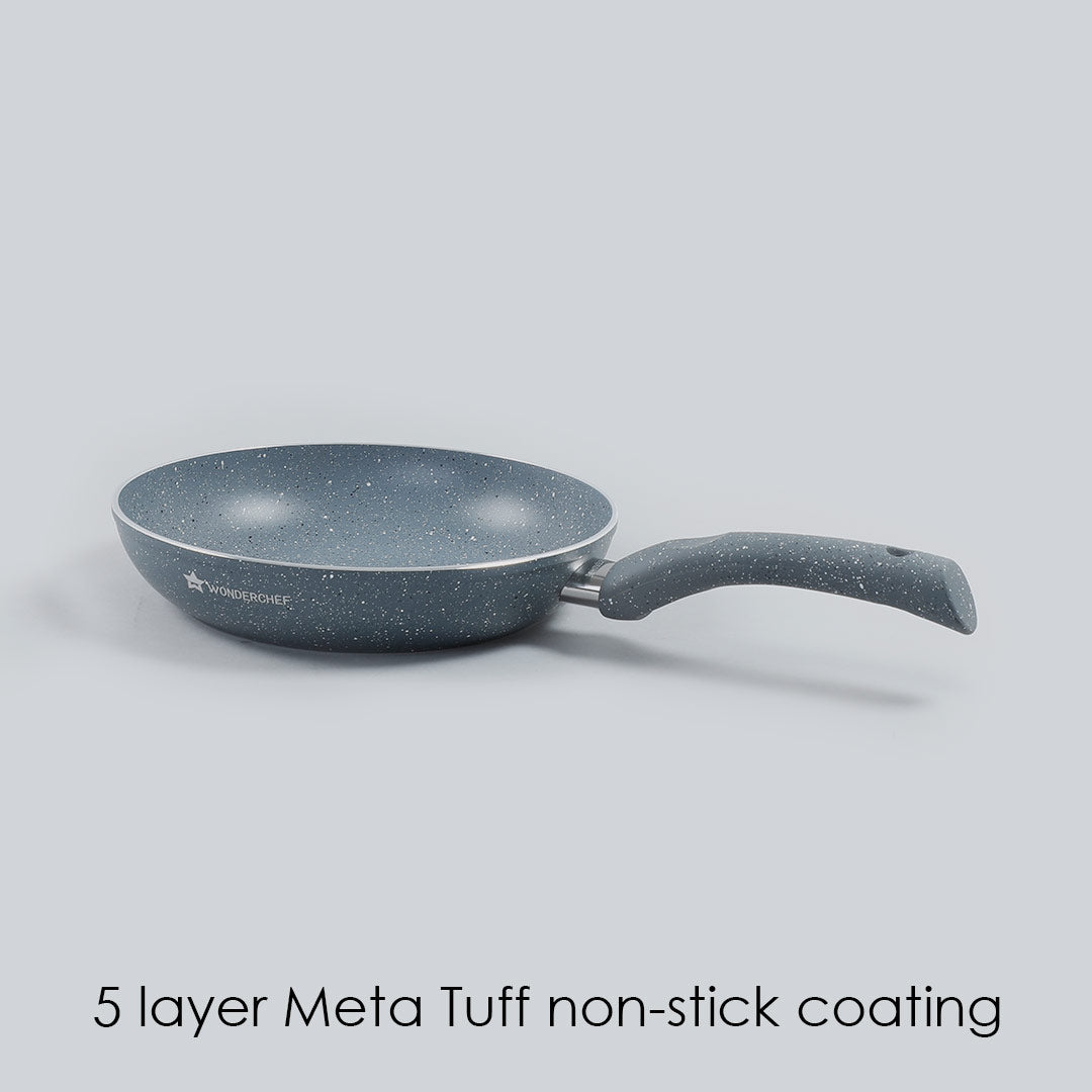 Granite Non-stick Fry Pan, Induction Bottom, by blacktree