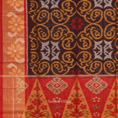 Multicolor Pochampally Ikat Sico (Silk & Cotton) Saree with Zari Border