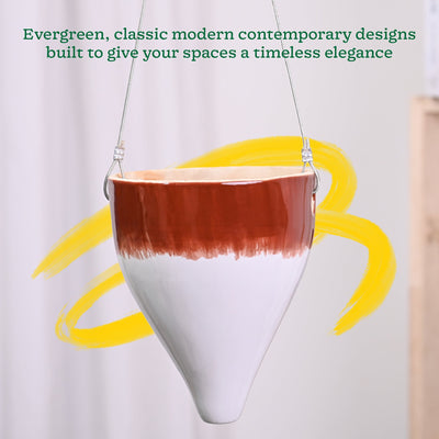 Ceramic Hanging Pot Cosmic Stone