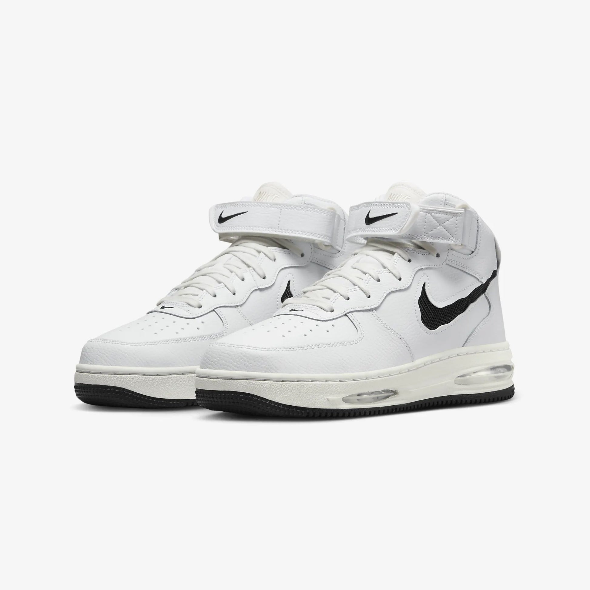 Nike | AIR FORCE 1 MID EVO  { SUMMIT WHITE/BLACK-SAIL