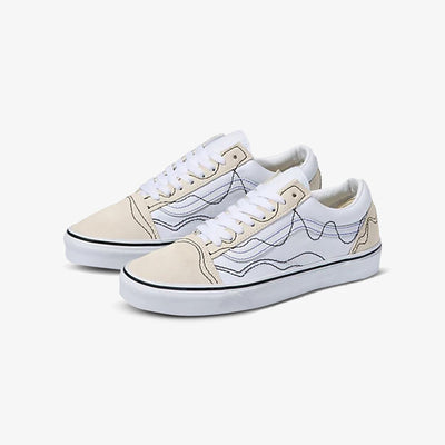 Vans | STITCH WARP OLD SKOOL  { TRUE WHITE/BLACK