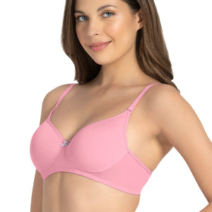 All Day Smooth Comfort Padded & Non-wired Bra - Wild Rose